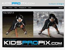 Tablet Screenshot of kidspropix.com